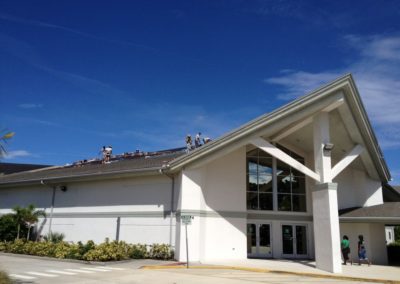 Church Re-Roof in Palm Bay Florida 32907