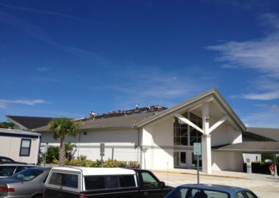 Installing Church Sanctuary Roof in Palm Bay Florida 32907