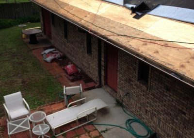 plywood re-installed