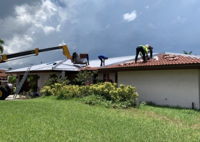 Tile roof replaced