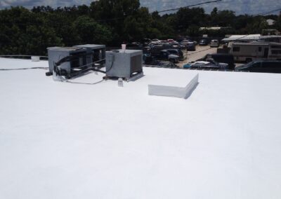 After Commercial Roof Coating