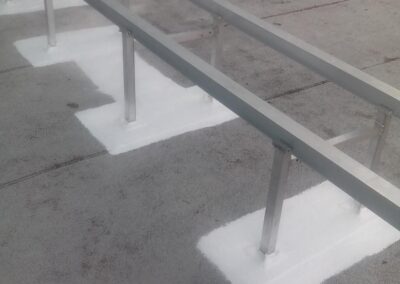 Sealing Commercial AC Stands in a Flat Roof Indialantic, Florida 32903