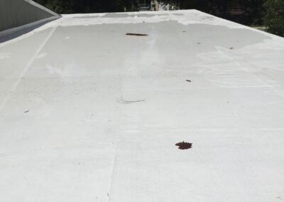 Coated Roof With Ponding Water