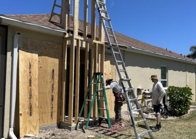 Building chimney walls