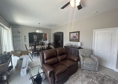 Moving into enclosed porch