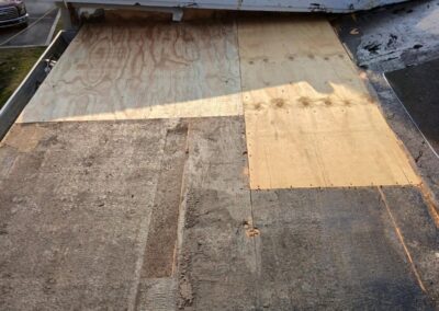 Commercial Roof With 3 Rotten Entryways