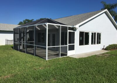 Enclosed Back Porch After