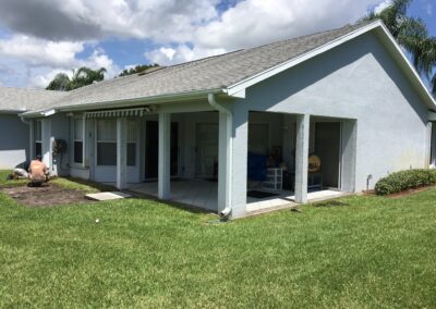 Enclosed Back Porch Before