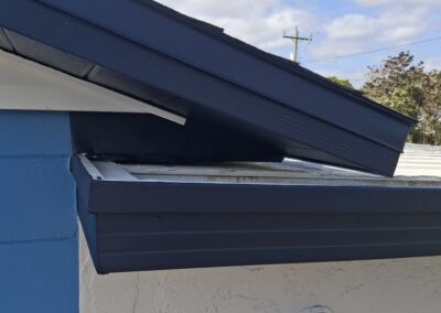 Leaking Aluminum Porch Now Beautiful White
