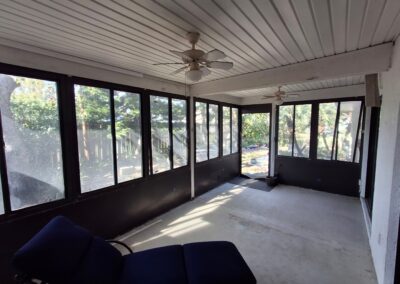 Porch Remodel Inside