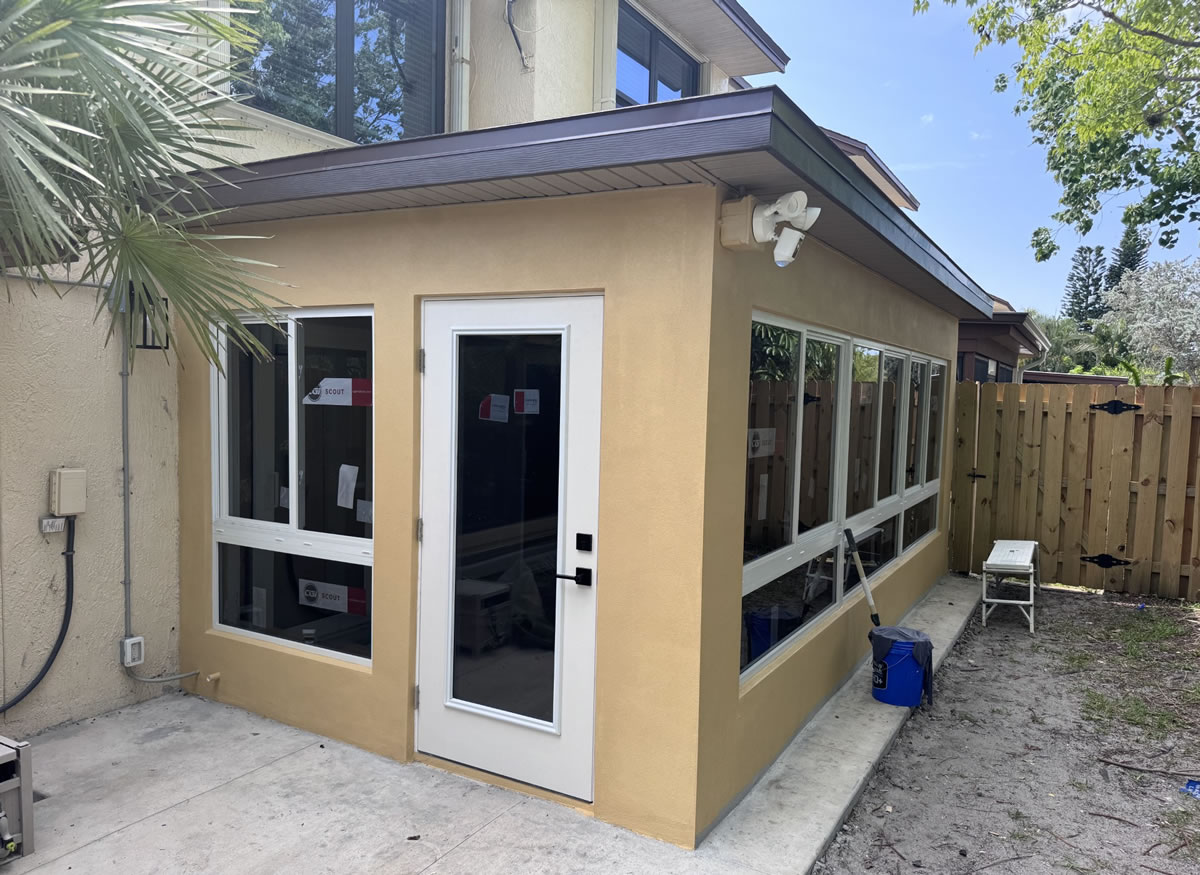 Porch Remodel After
