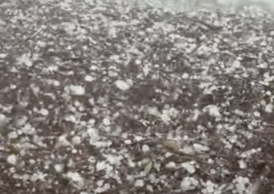 Sudden Hail Blast Palm Bay, Fl