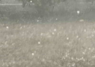Sudden Hail Blast Brevard County, Fl