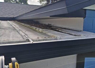 Water Was Trapped in Overhang