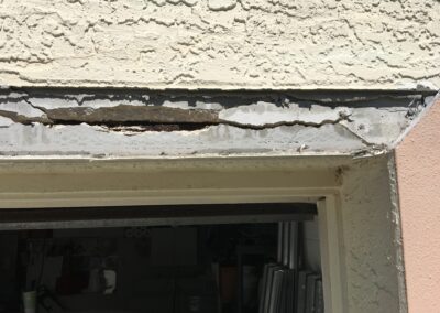 Garage header Spalling