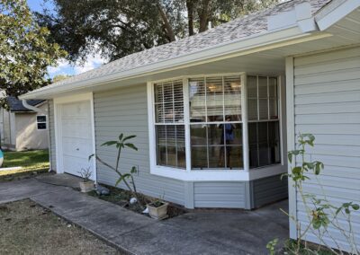 We Installed The Gutters With Diverters
