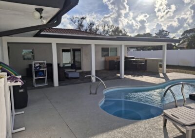 Porch Extension For Outdoor Kitchen