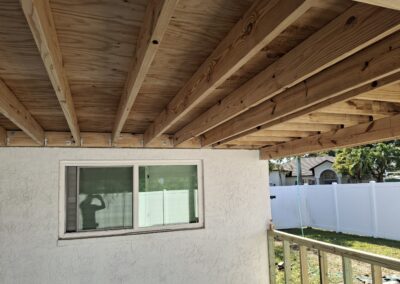 Rafters on Porch