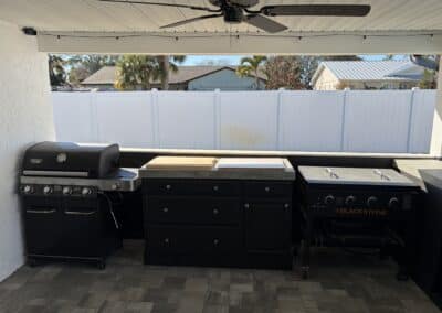 Outdoor Kitchen From Inside