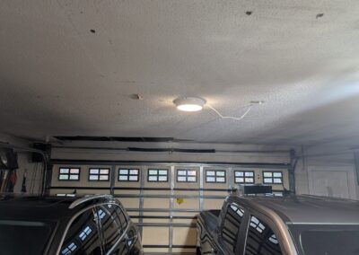 Before Photo of Garage Ceiling Replaced